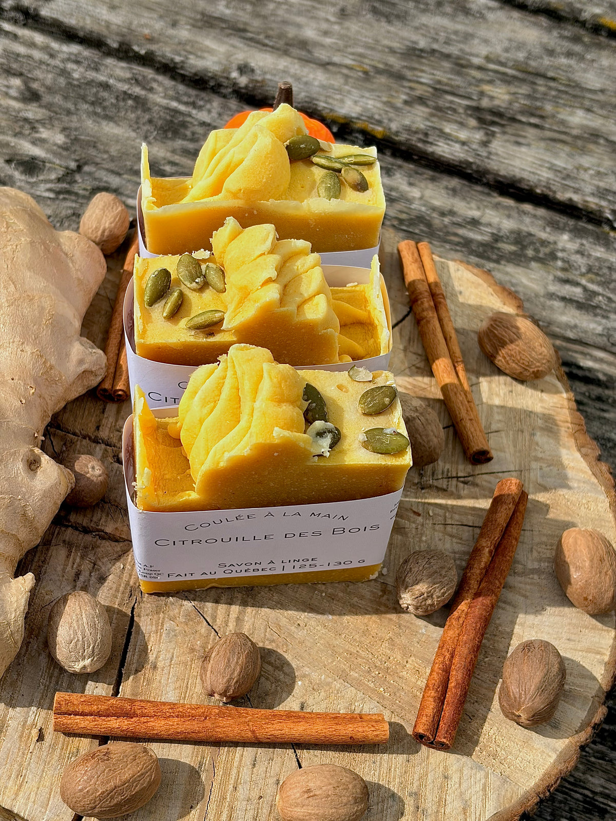 Savon artisanal - Citrouille Des Bois