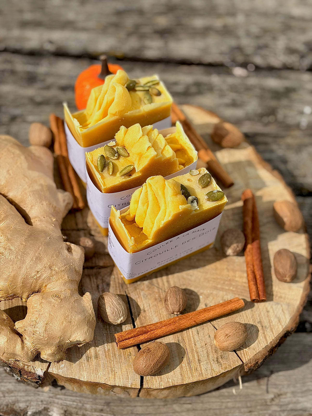 Savon artisanal - Citrouille Des Bois