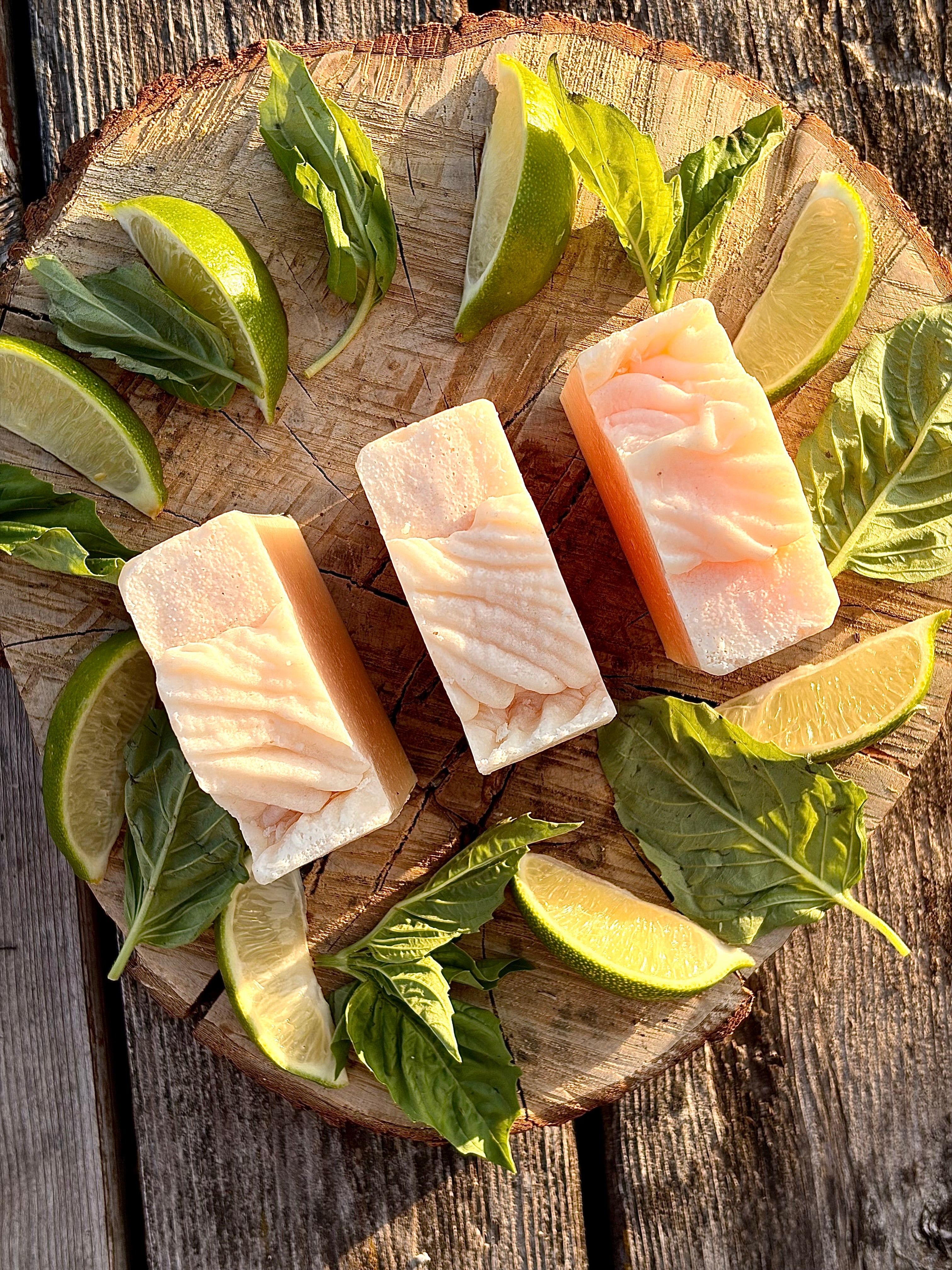 Savon artisanal - Citron vert & Basilic