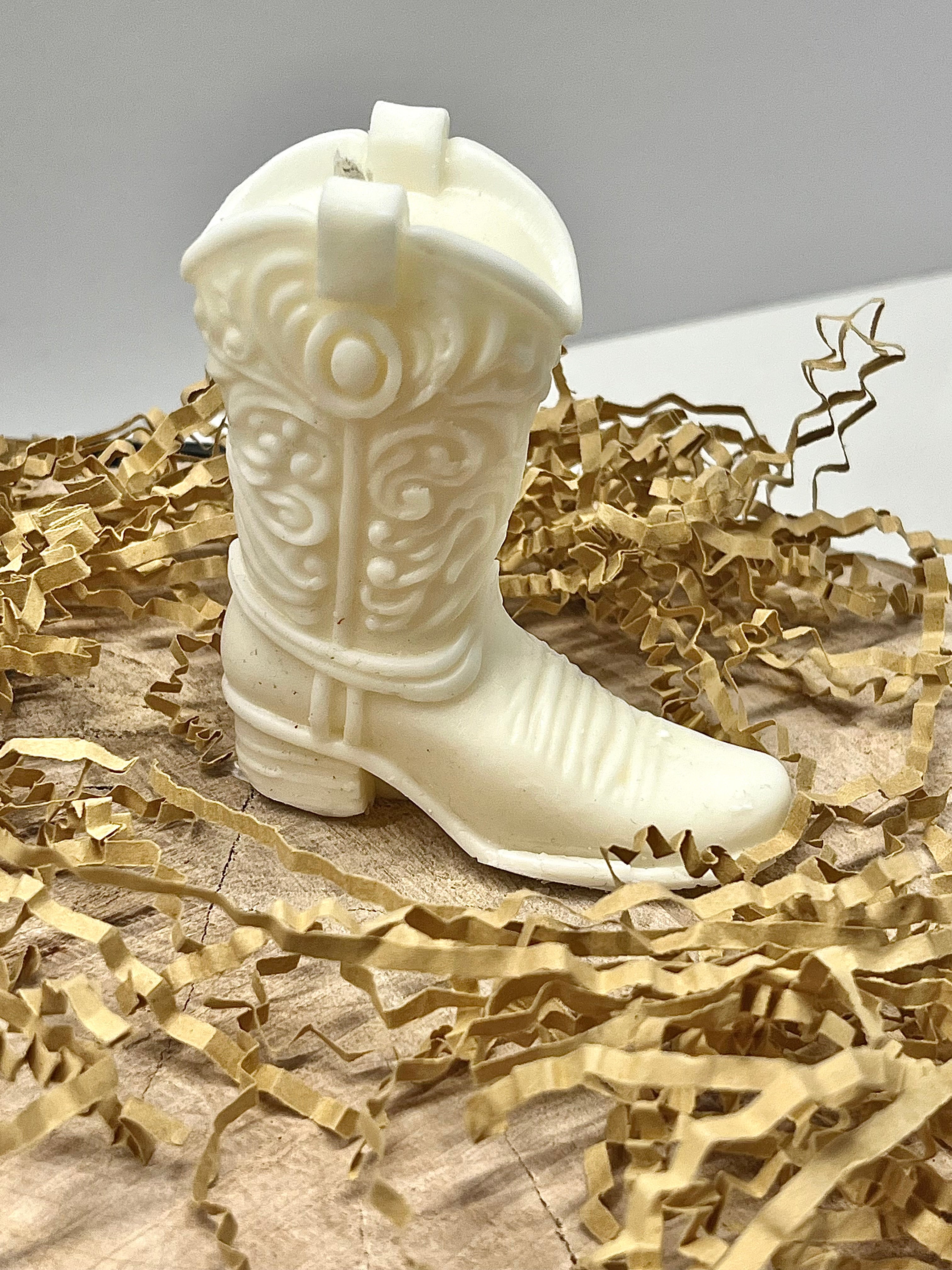 Bougie décorative - Botte de cow-boy