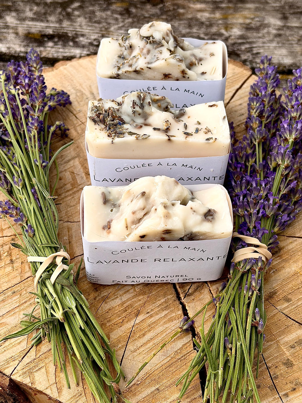 Savon artisanal à la lavande - Lavande relaxante
