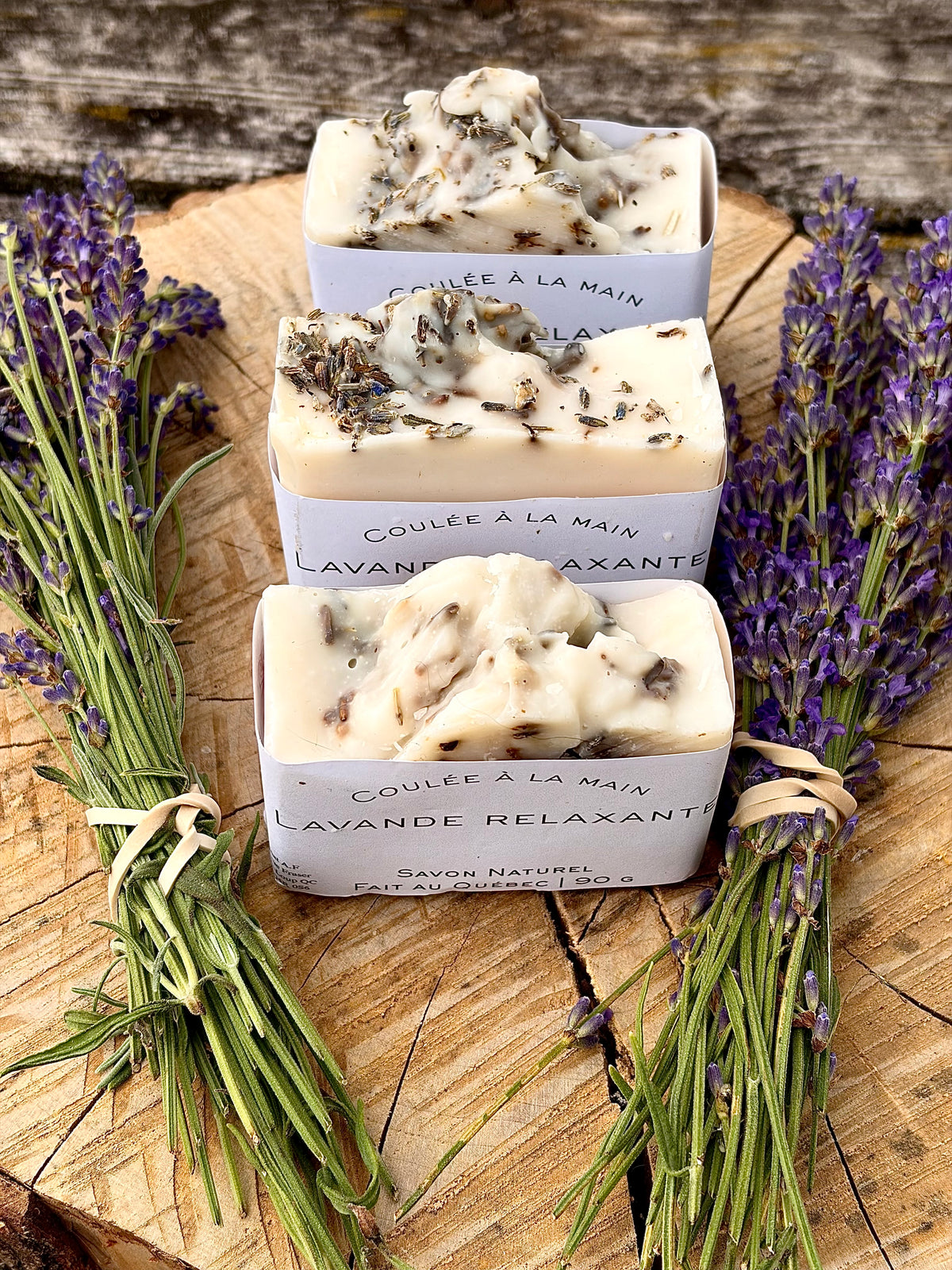 Savon artisanal à la lavande - Lavande relaxante