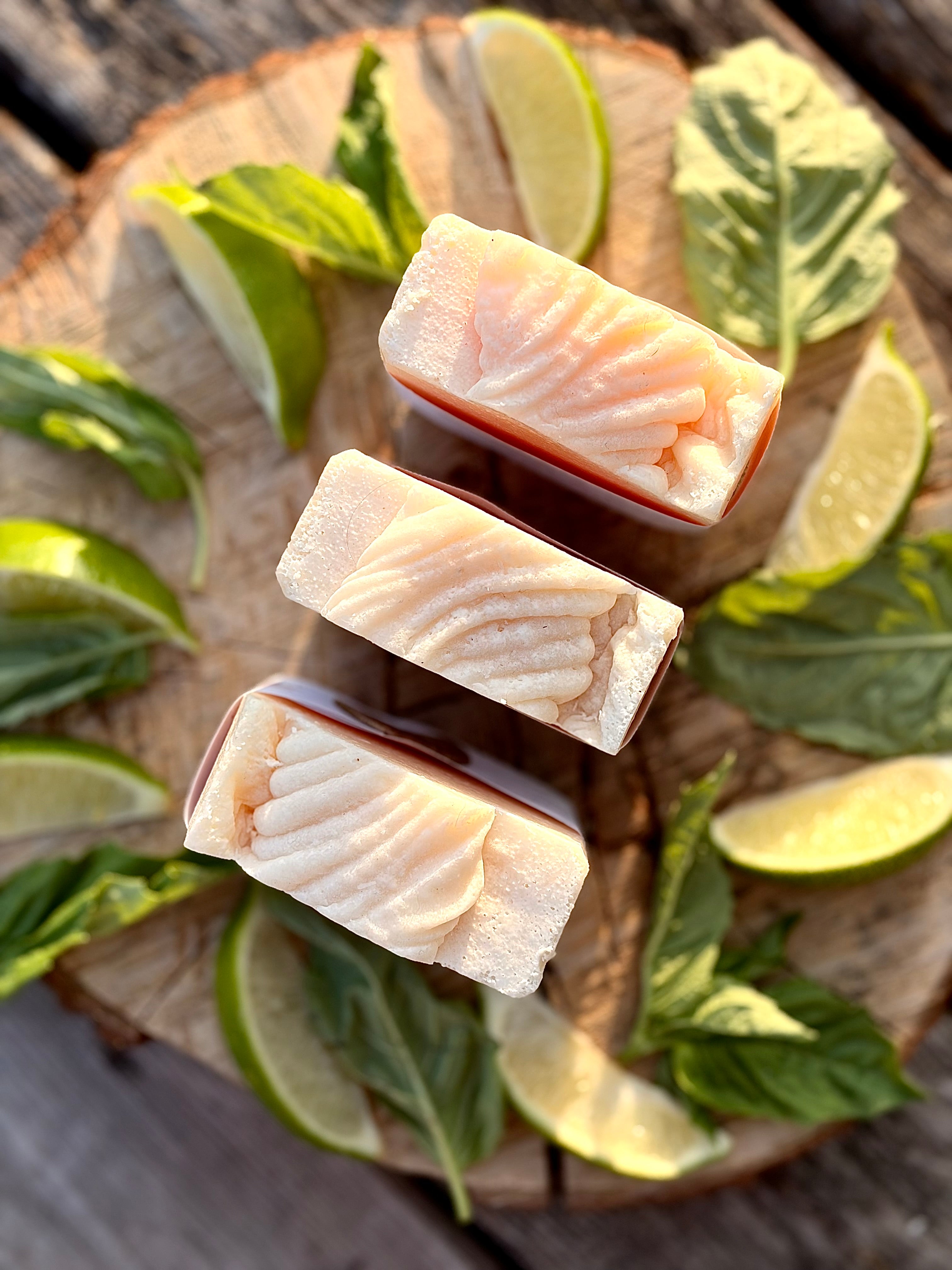 Savon artisanal - Citron vert & Basilic