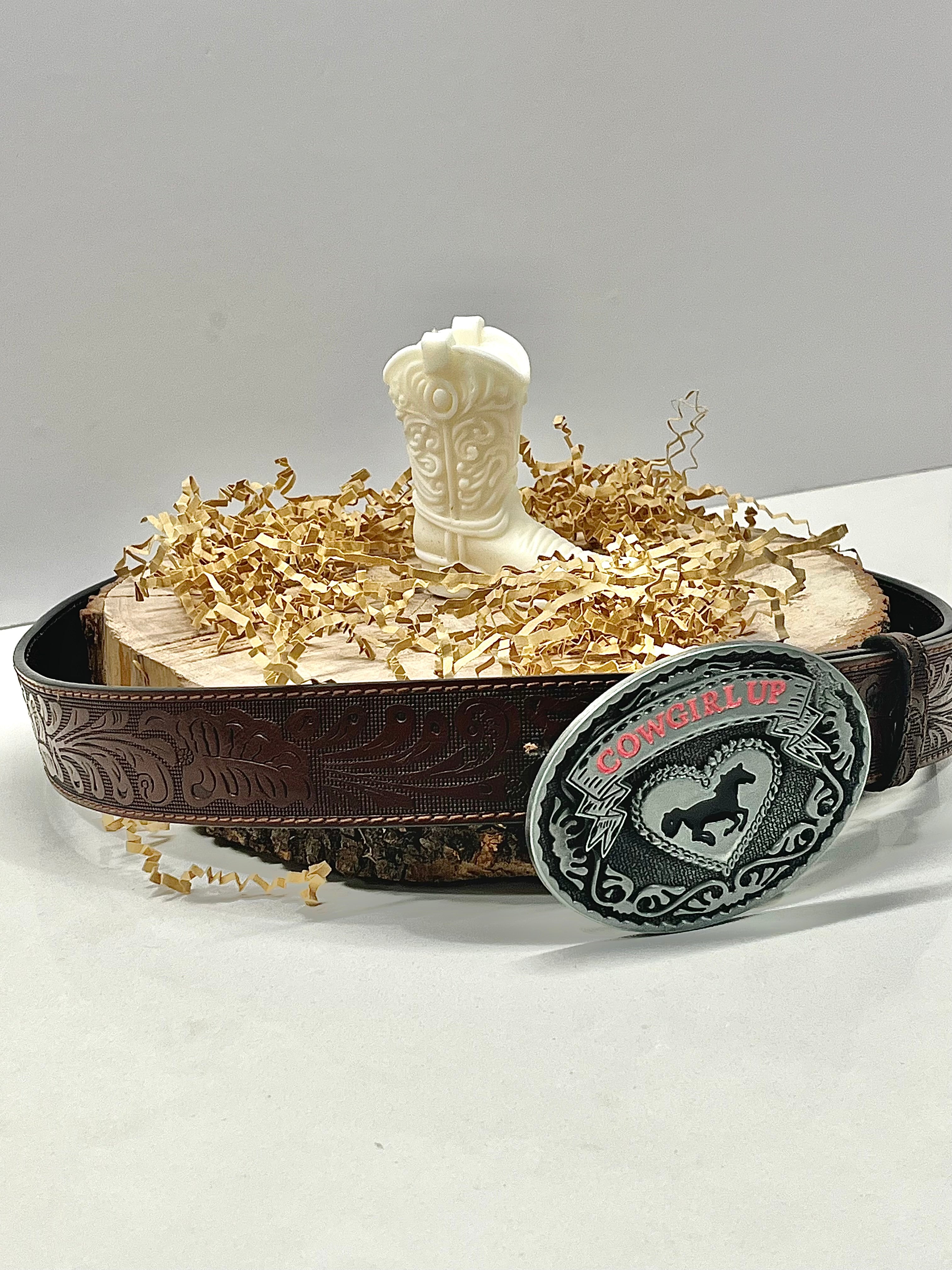 Bougie décorative - Botte de cow-boy