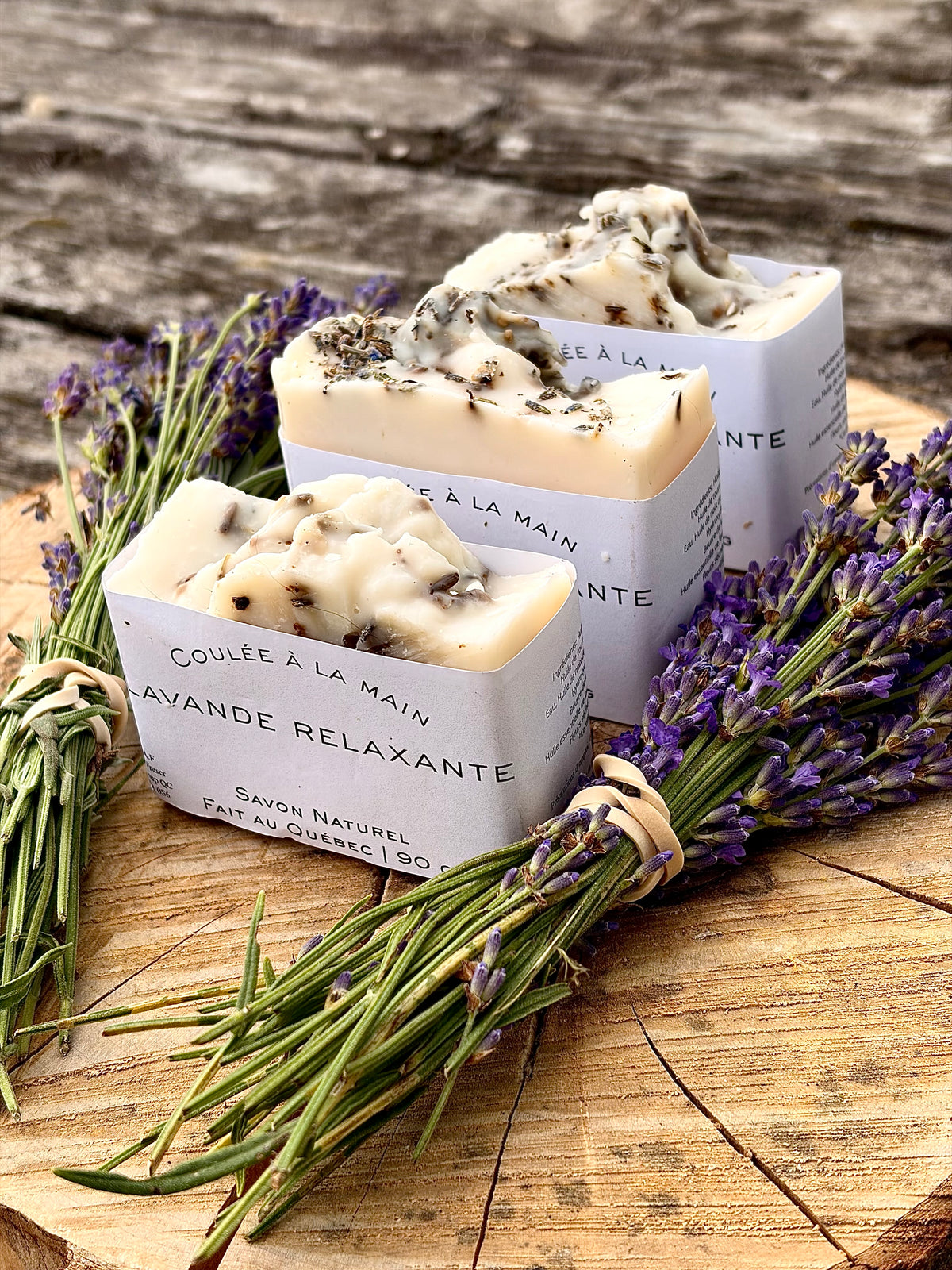 Savon artisanal à la lavande - Lavande relaxante