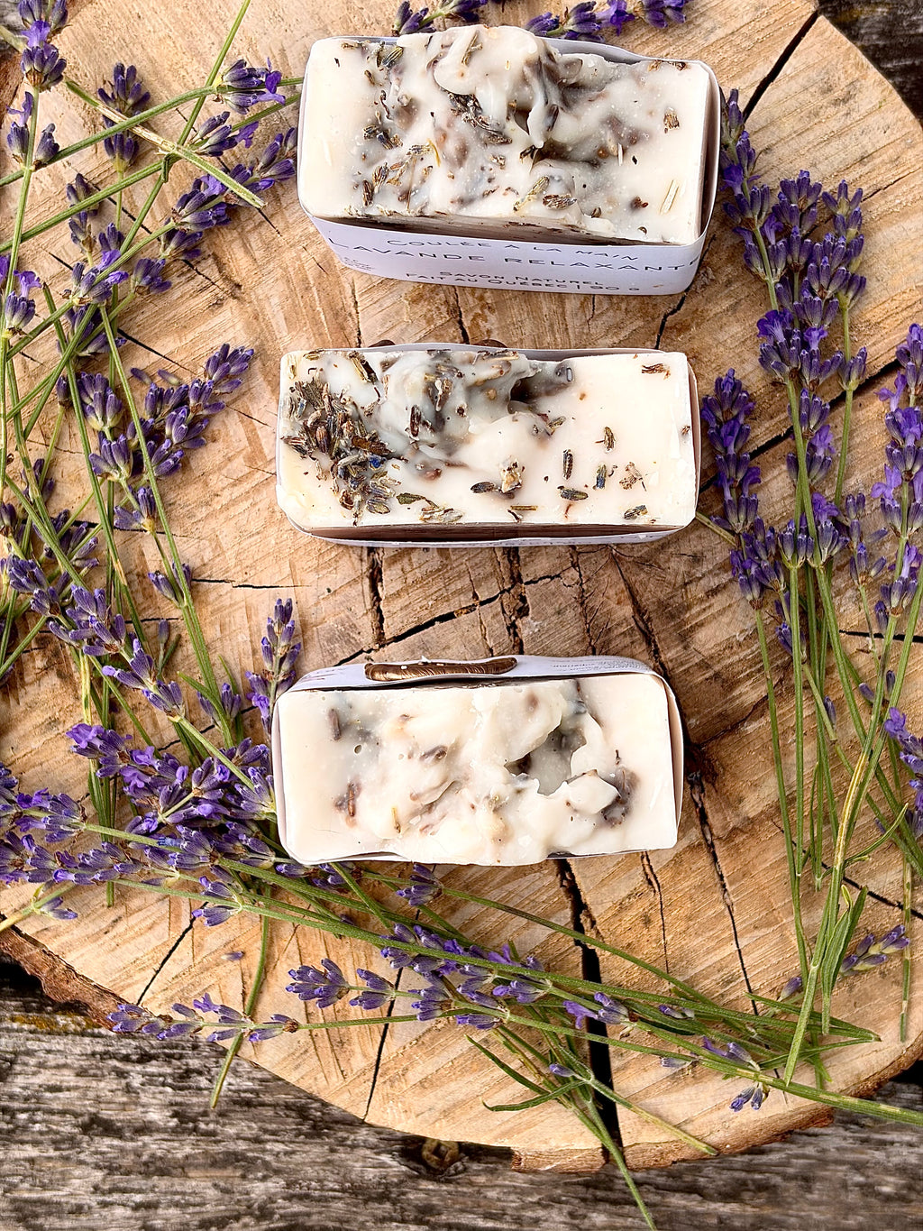 Savon artisanal à la lavande - Lavande relaxante