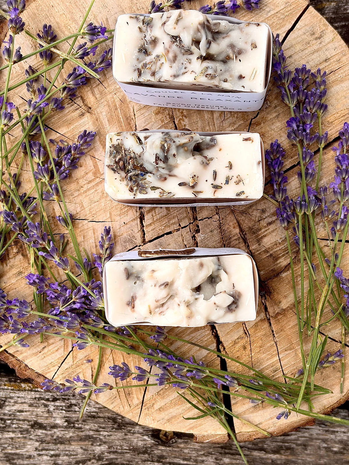 Savon artisanal à la lavande - Lavande relaxante
