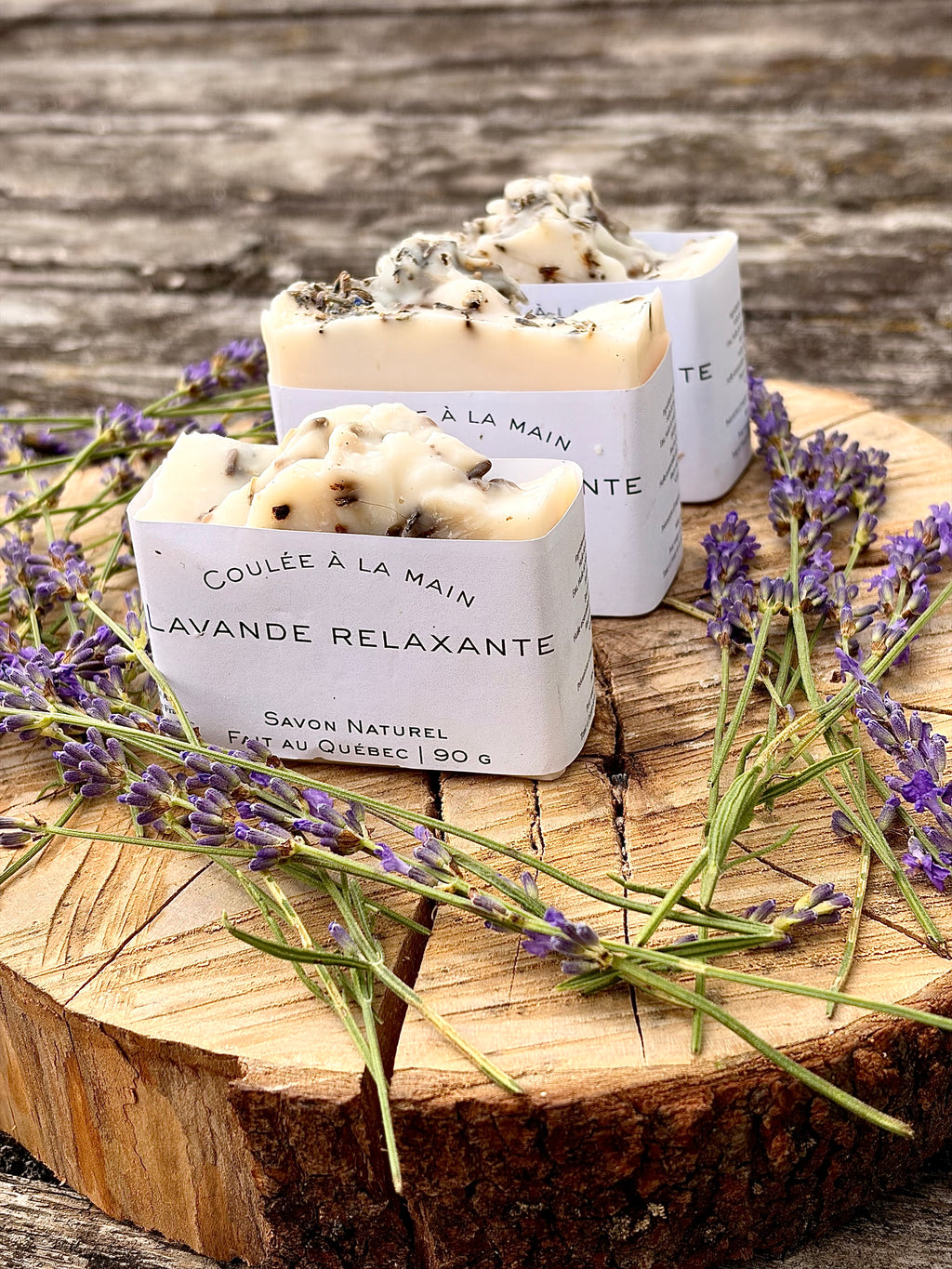 Savon artisanal à la lavande - Lavande relaxante