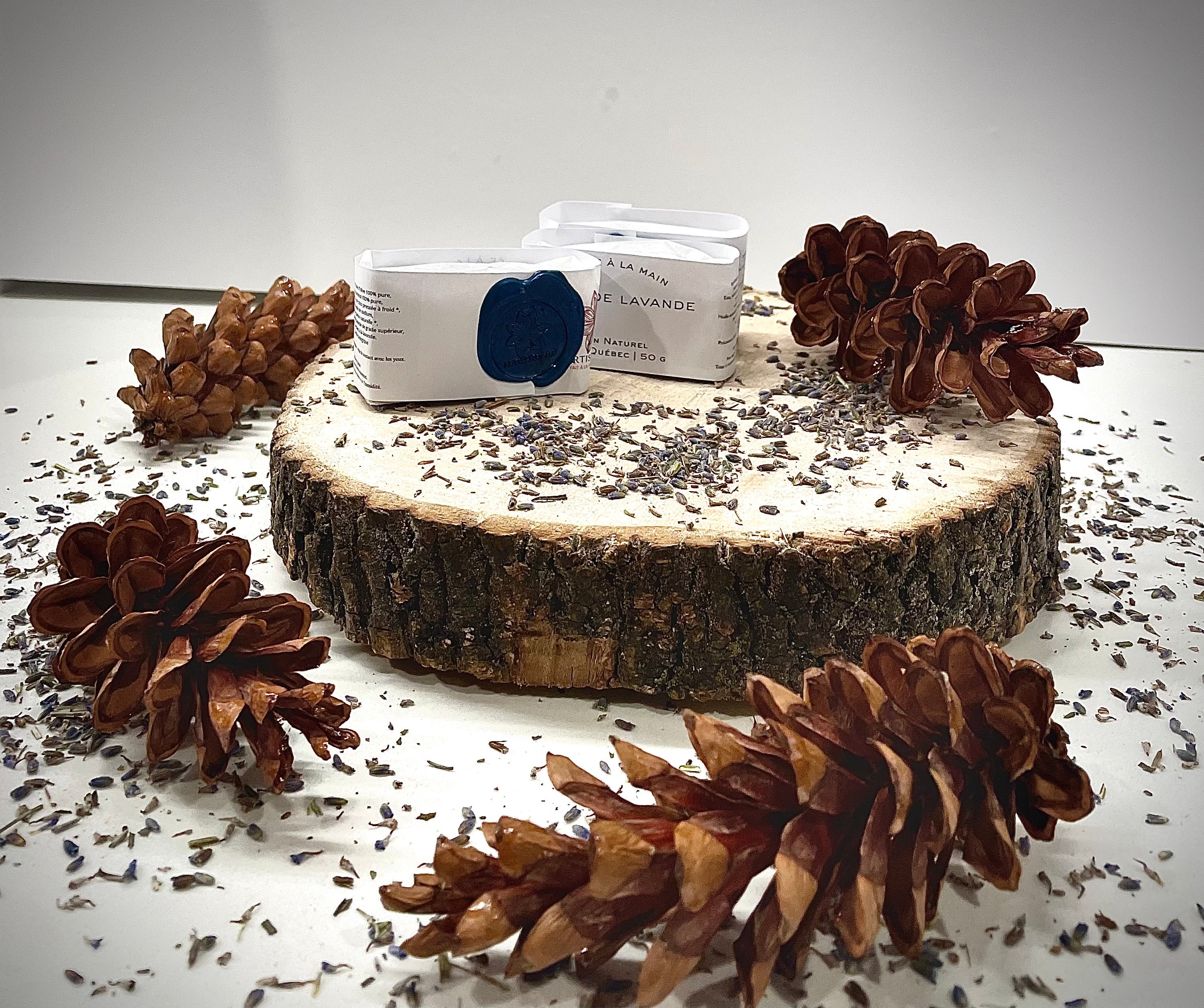 Savon artisanal à la lavande - Champ de lavande (Échantillon)