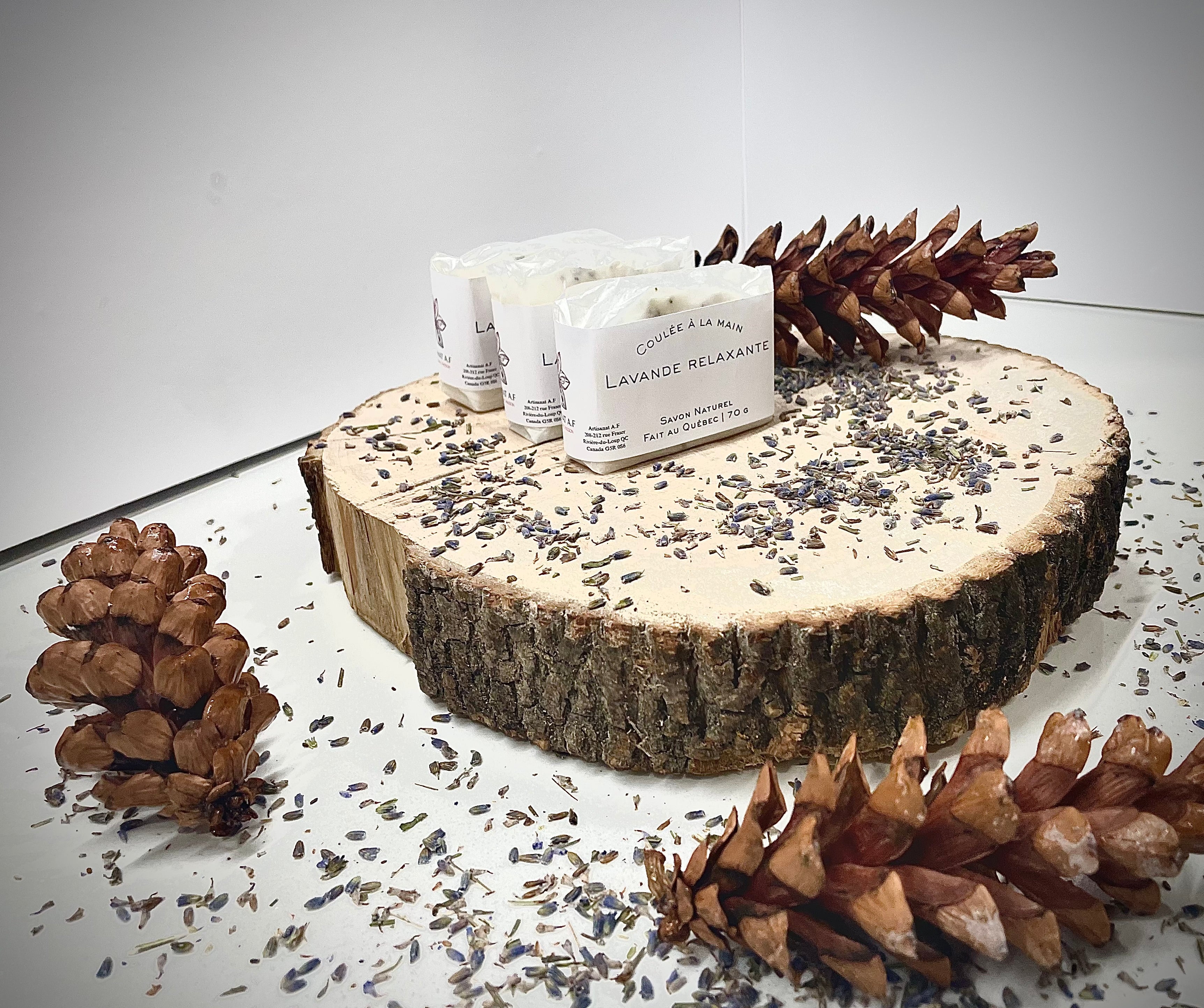 Savon artisanal à la lavande - Lavande relaxante