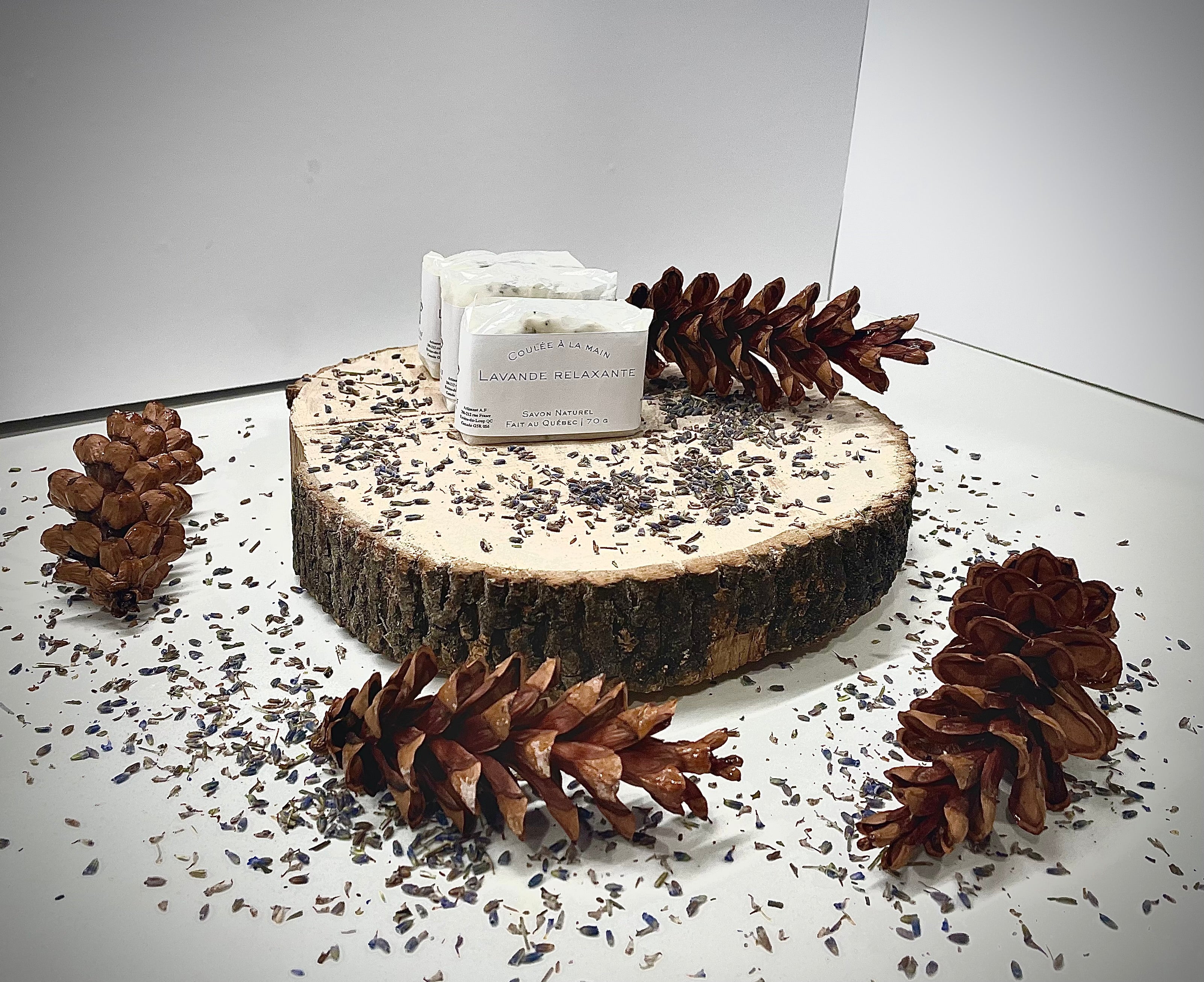 Savon artisanal à la lavande - Lavande relaxante