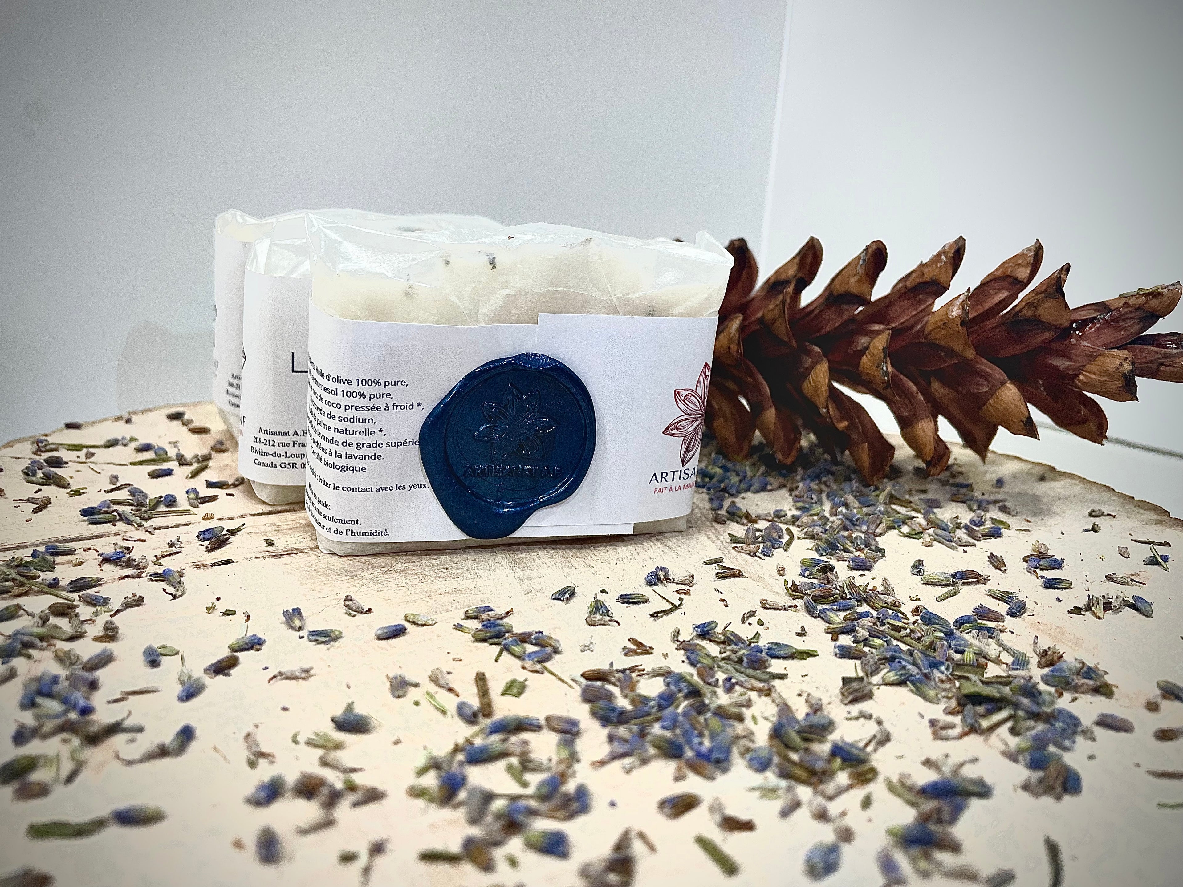 Savon artisanal à la lavande - Lavande relaxante