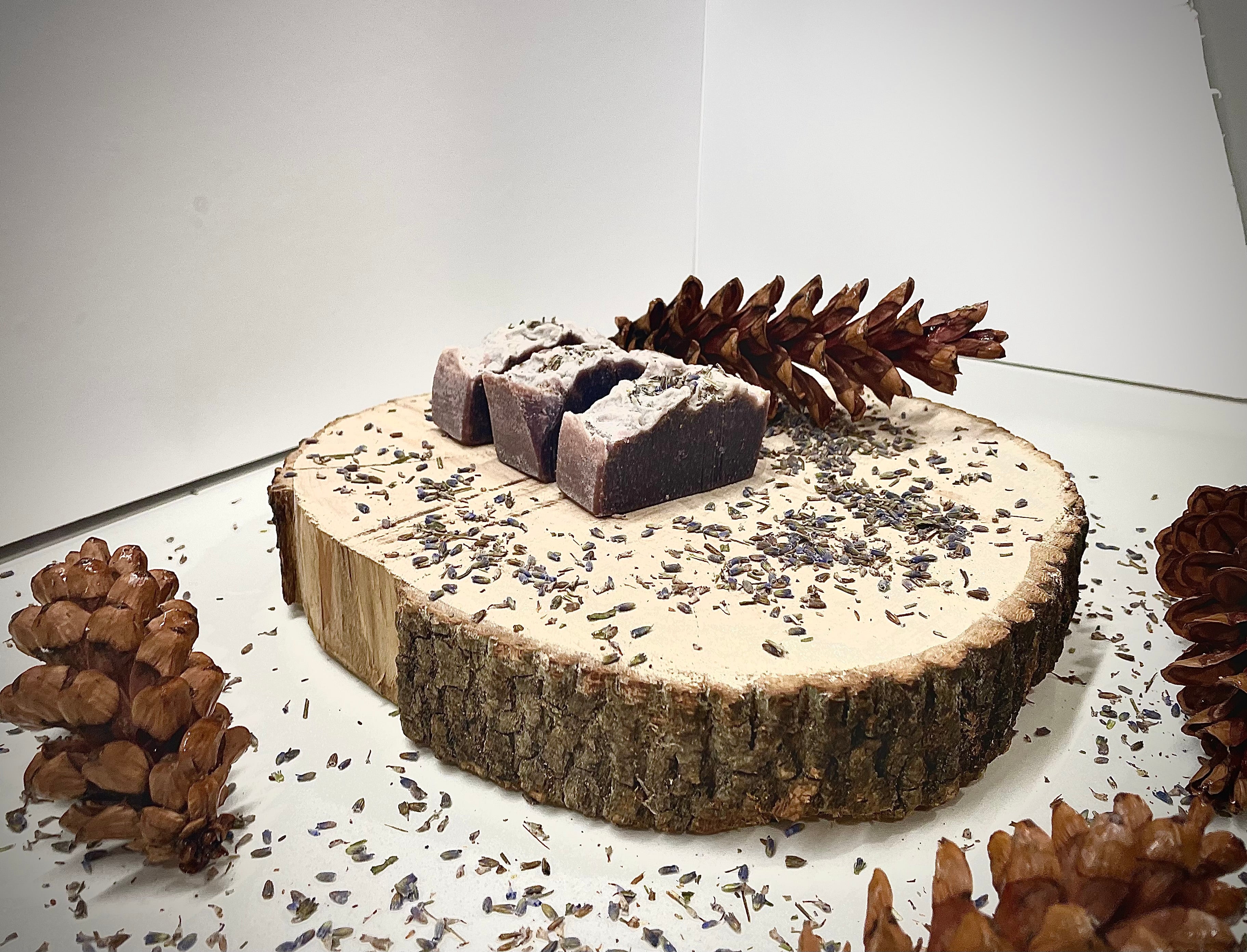 Savon artisanal à la lavande - Champ de lavande (Échantillon)