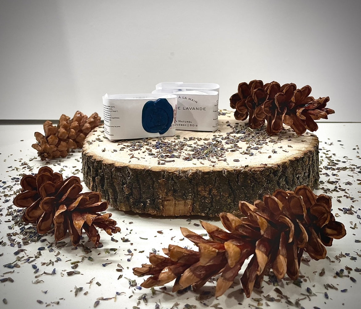 Savon artisanal à la lavande - Champ de lavande (Échantillon)